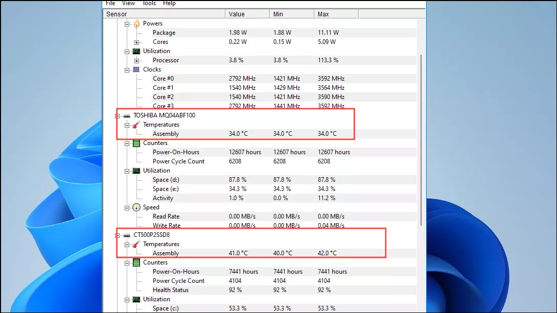 روی Advanced Storage Settings کلیک کرده