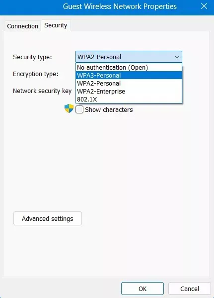 خطایYour Wi-Fi Network Isn’t Secure  رفع