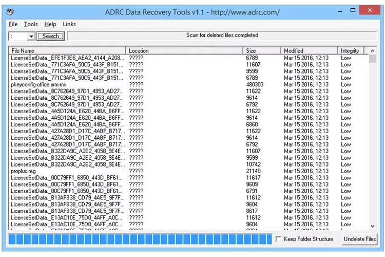 ابزار بازیابی اطلاعات ADRC 