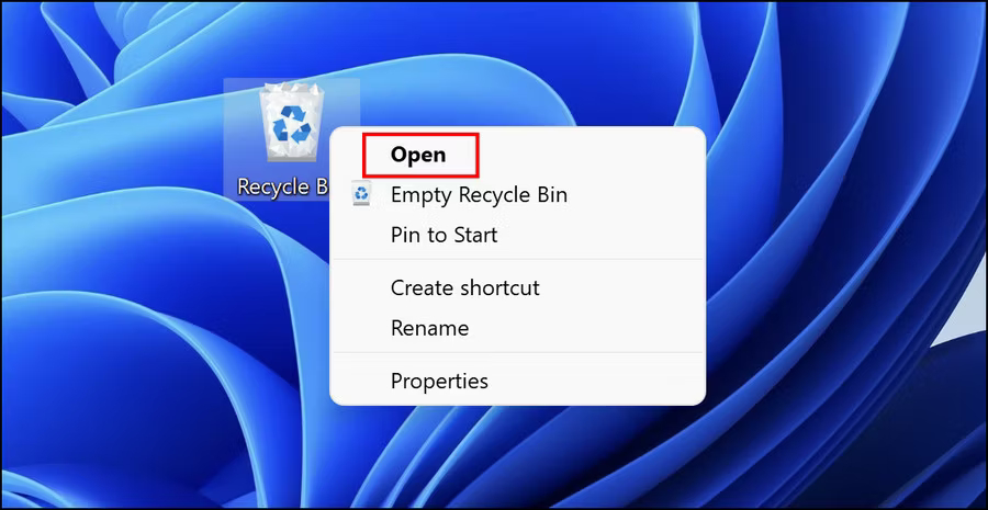 ریکاوری فایل ها و اطلاعات حذف شده در ویندوز 11 از طریق Recycle Bin