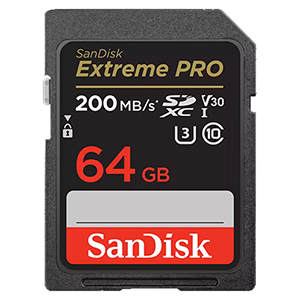 کارت حافظه SD سندیسک مدل Extreme PRO ظرفیت 64 گیگ